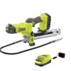RYOBI one+ 18v akülü gres tabancası kiti, 2,0 ah pil ve 18v şarj cihazıyla PLZ2195
